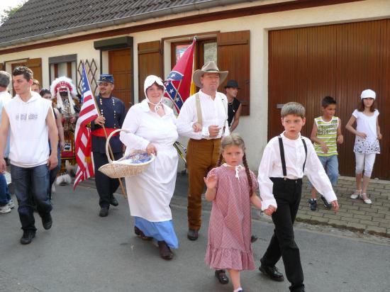 Arrivée sur la place